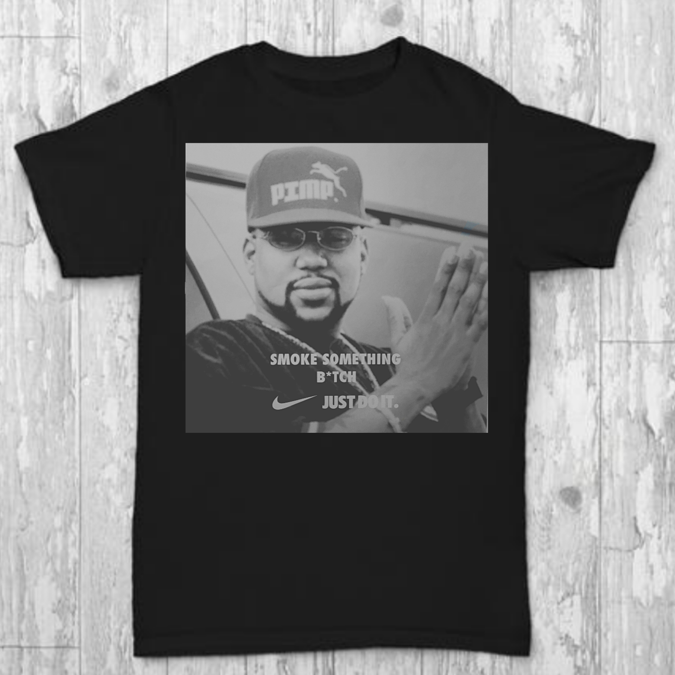 Black Pimp C Smoke Something T-shirt