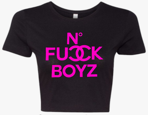 No FukBoyz crop top