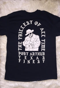 I Feel Like Pimp C The Trillest of All Time T-shirt Back 